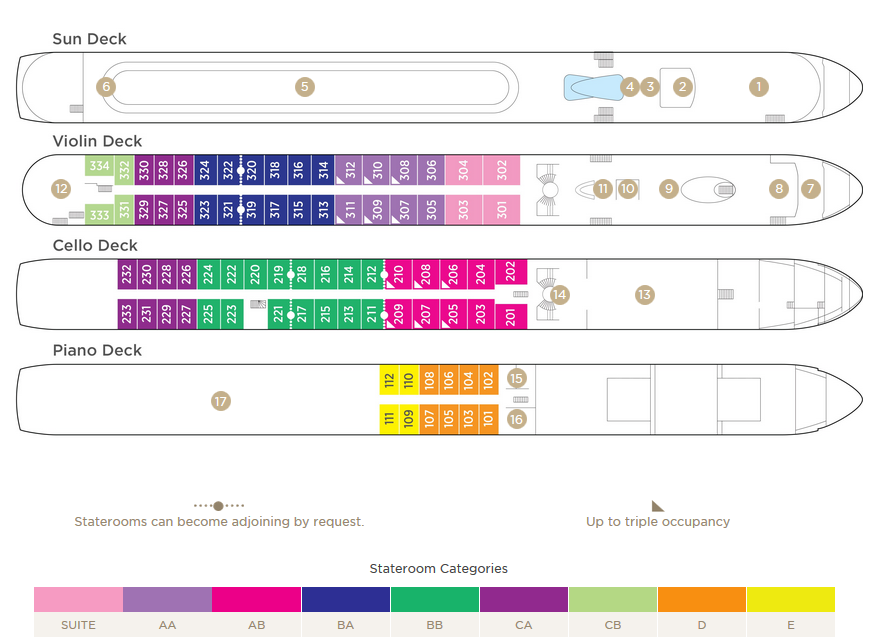 Amastella deck plan